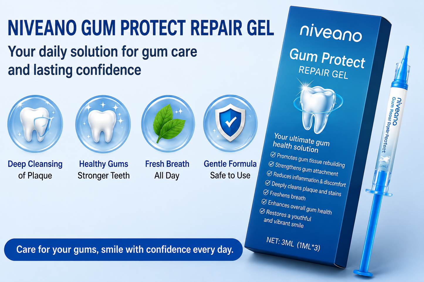 Niveano™ Deep Clean Gum Repair Gel