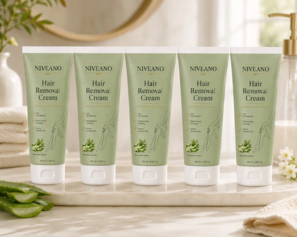 NIVEANO™ Natural Gentle Hair Removal Cream | For Women & Men, Sensitive Skin