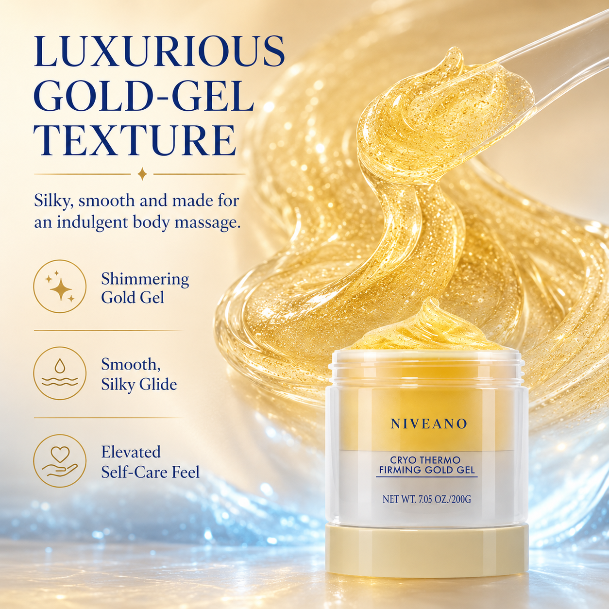 Niveano™ Monthly Body Sculpt Cream | 15-Day Cryo-Thermo Firming Massage Care