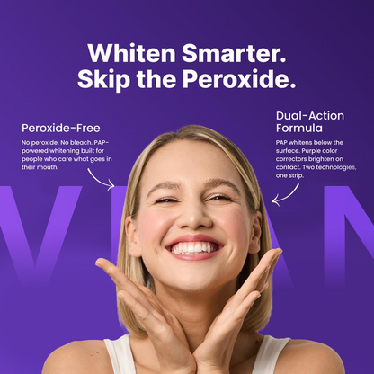 Niveano™ Purple Teeth Whitening Strips – Gentle Whitening Strips for a Brighter Smile, Restocked Monthly