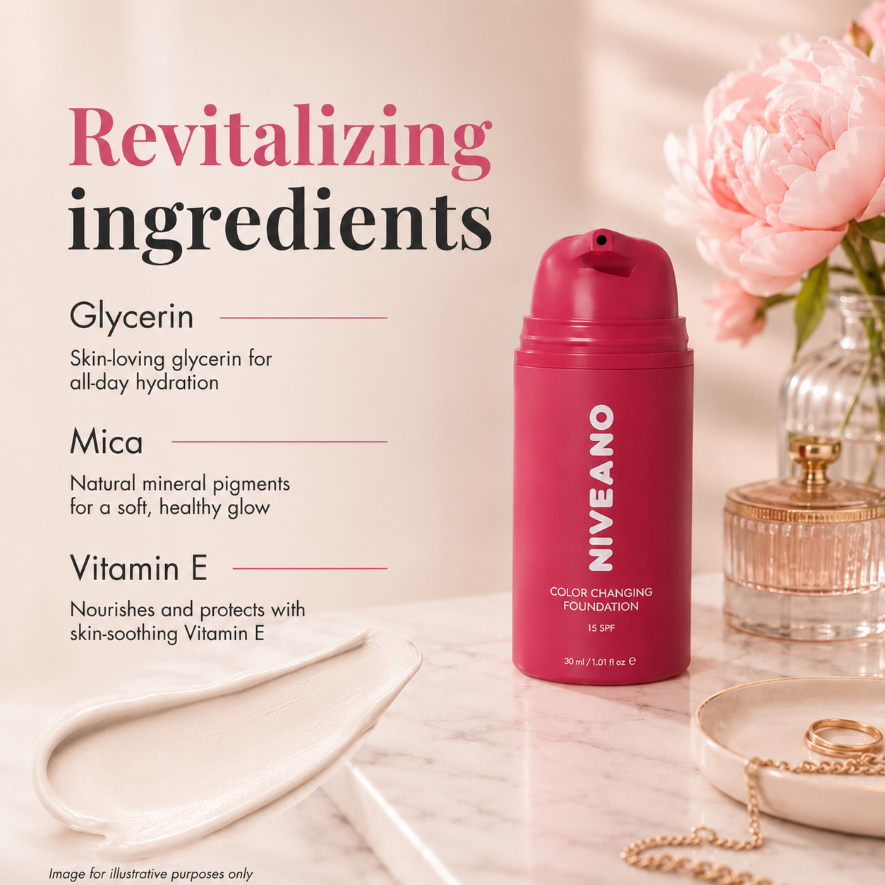 Niveano™Adaptive Glow Foundation – Fresh Skin Glow in a Monthly Routine