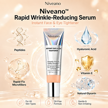 Niveano™ Instant Face Tightener – Visible Smoothing in 60 Seconds, Monthly Performance Upgrade in 30 Days