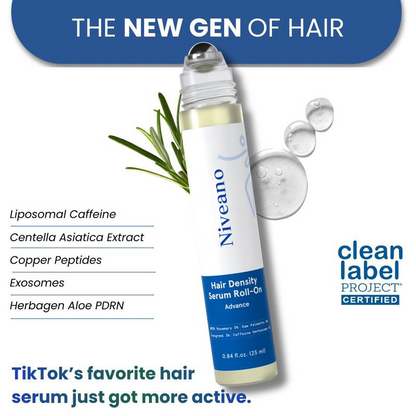 Niveano™ Hair Density Roll-On Serum – Your Monthly Scalp Care Boost for Fuller-Looking Hair