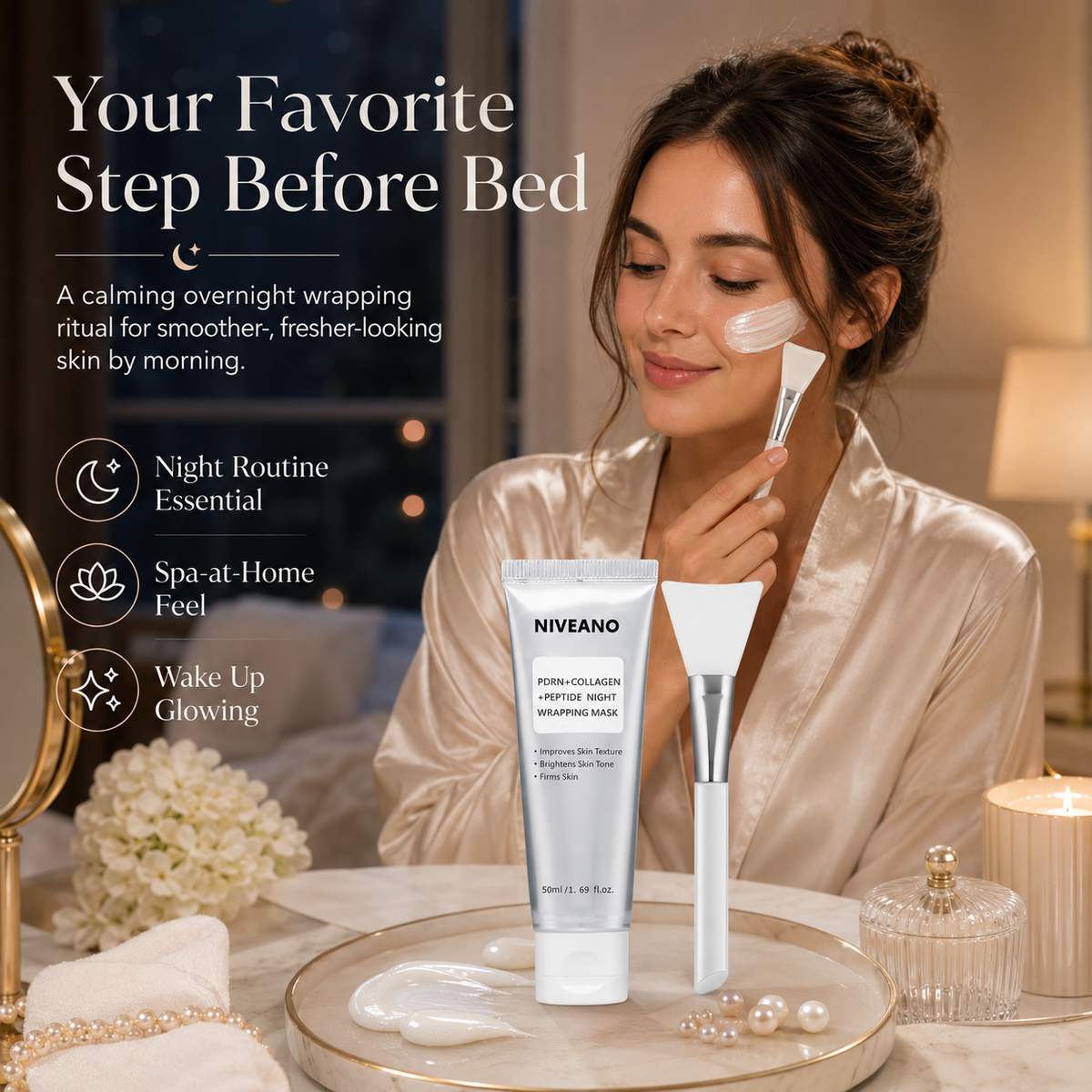 Niveano™ Collagen Peel-Off Mask – Peel Away Dullness, Reveal Smoother-Looking Skin