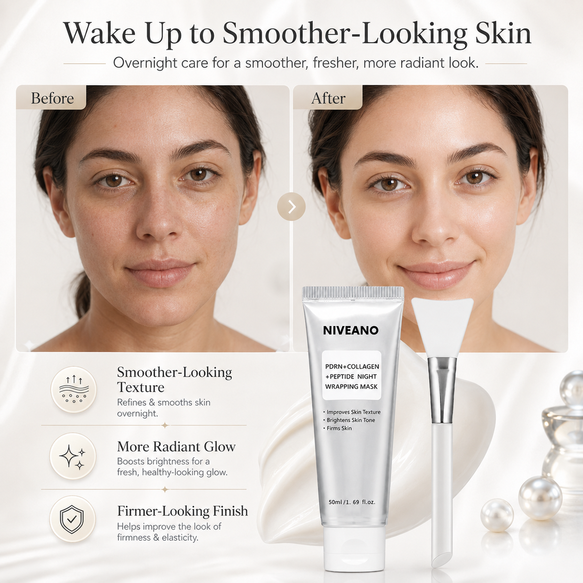 Niveano™ Collagen Peel-Off Mask – Peel Away Dullness, Reveal Smoother-Looking Skin