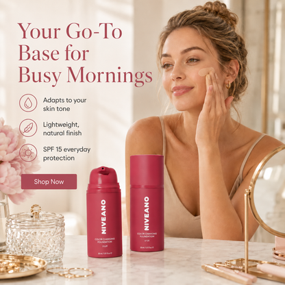 Niveano™Adaptive Glow Foundation – Fresh Skin Glow in a Monthly Routine