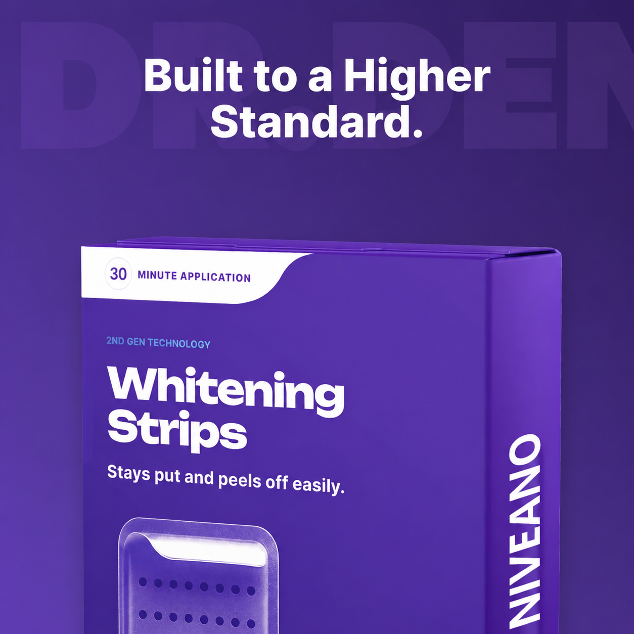 Niveano™ Purple Teeth Whitening Strips – Gentle Whitening Strips for a Brighter Smile, Restocked Monthly