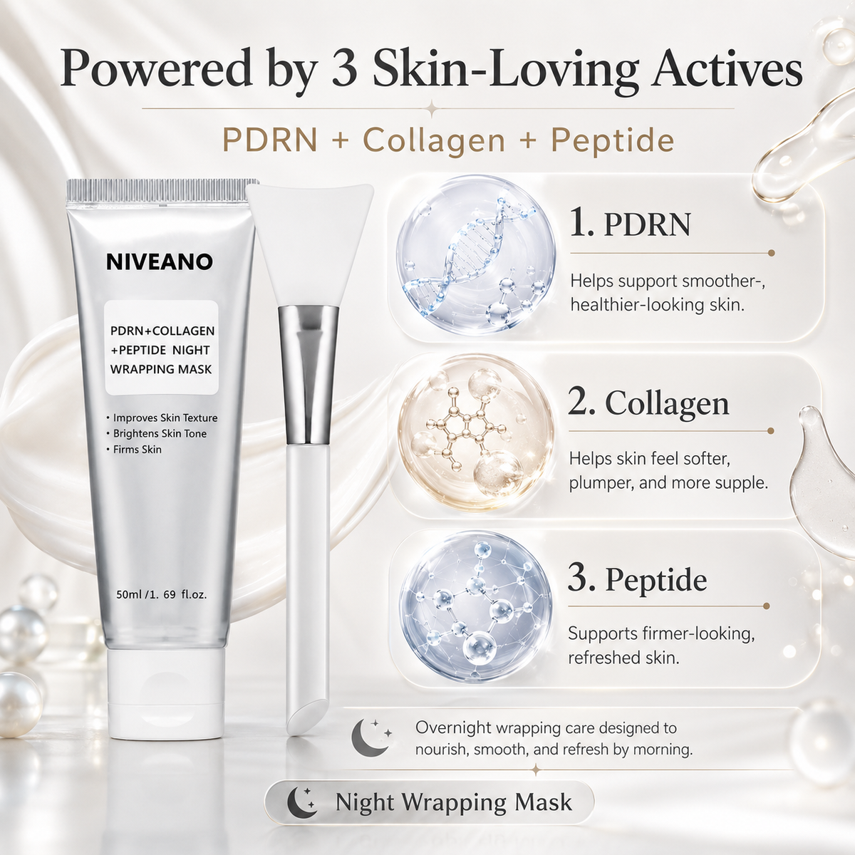 Niveano™ Collagen Peel-Off Mask – Peel Away Dullness, Reveal Smoother-Looking Skin