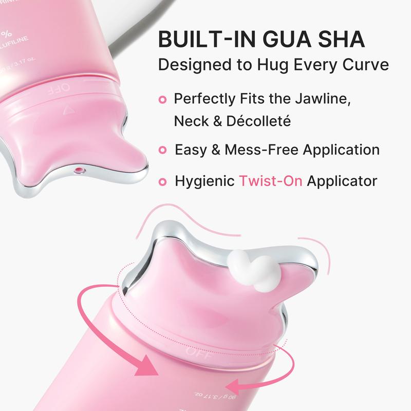Niveano™ Monthly Neck Sculpt Cream | PDRN + 5% Volufiline with Built-In Gua Sha Applicator