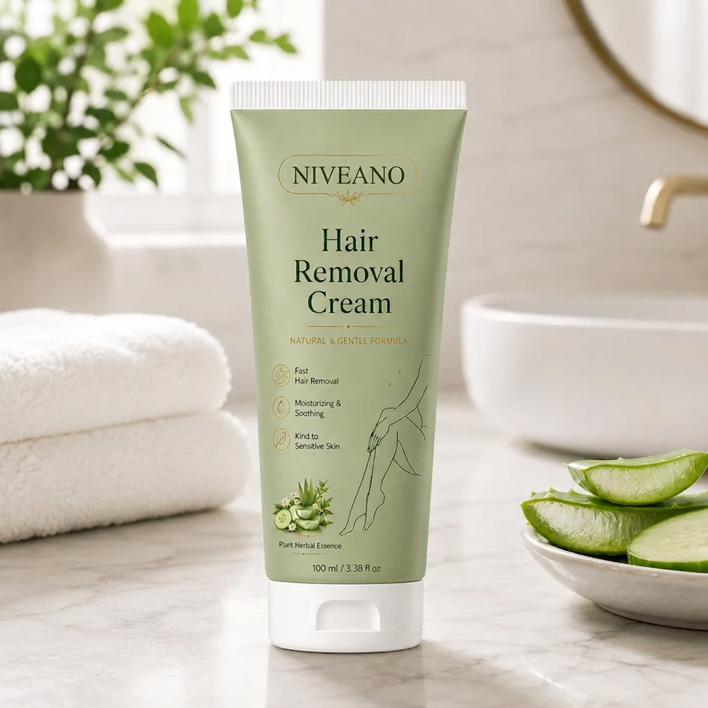 NIVEANO™ Natural Gentle Hair Removal Cream | For Women & Men, Sensitive Skin